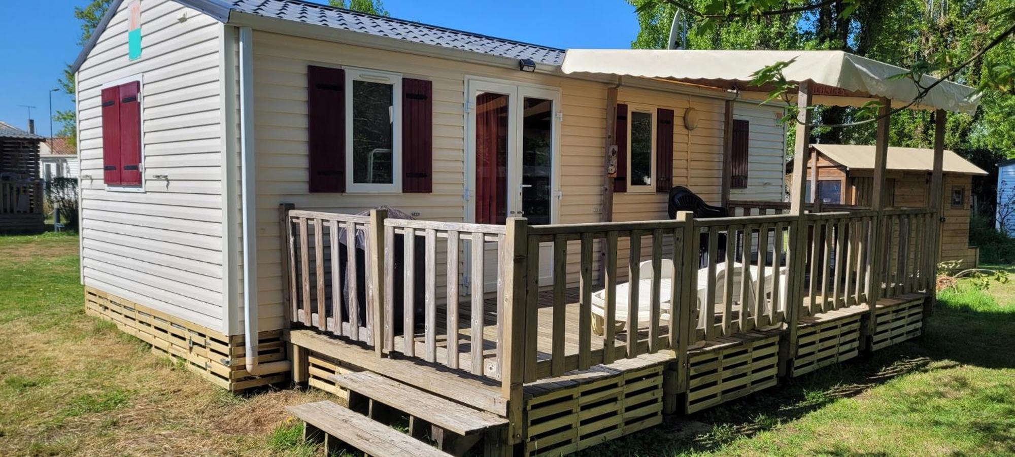 Mobil-Home Le Petit Paradis Vendeen Camping 3 Etoiles 7Km Des Plages Avrillé Zewnętrze zdjęcie